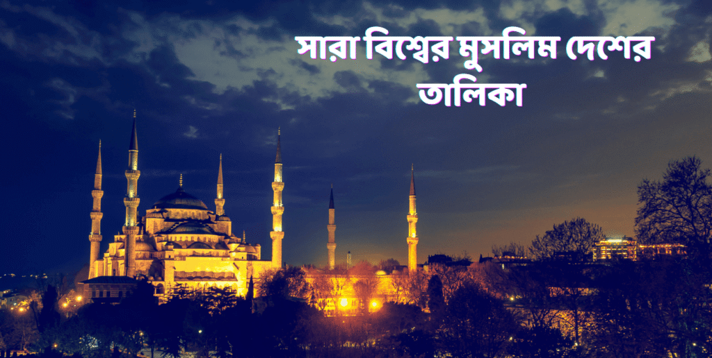 মুসলিম দেশের তালিকা