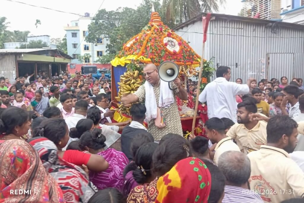 ব্রাহ্মণবাড়িয়ার নবীনগরে শ্রীশ্রী জগন্নাথ দেবের রথযাত্রা উদযাপিত ব্রাহ্মণবাড়িয়ার নবীনগরে রথযাত্রা